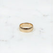 14K YG Band Engagement Ring / 6.3gr / Sz 6.5 / 6mm /