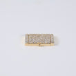 14K YG Diamond With Panther Sleek Lock / 11.2gr / 13mm / 1.96Ct Dia