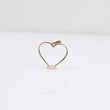 14K YG Heart Silhouette Pendant / 0.7gr / 0.6in /