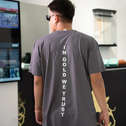 Heart / Panther Dark Grey T-Shirt