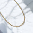 10K YG Moon Ice Chain / 19.52gr / 3.8mm / 22in /