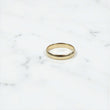 14K YG Band Engagement Ring / 1.2gr / Sz 5 / 3mm /
