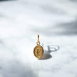 18K Yellow Gold Letter F Pendant / 0.48gr