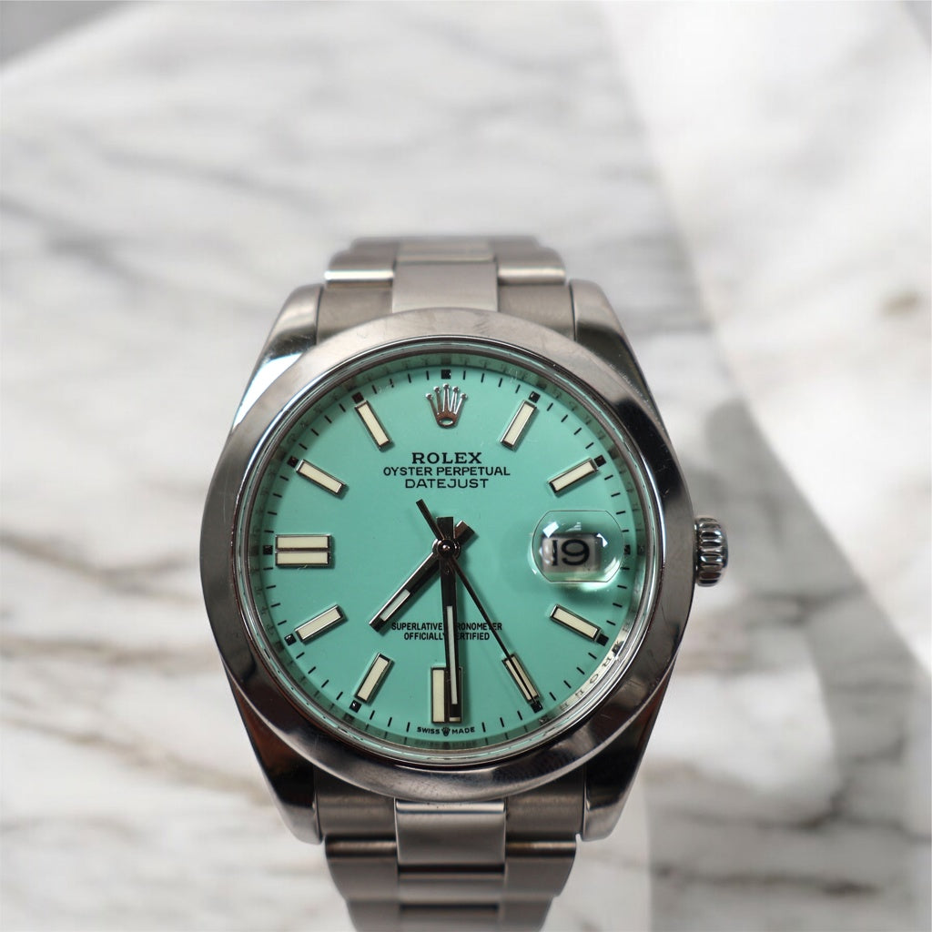 Watch Rolex Datejust Custom Tiffany Blue Dial 2017 Watch /  / 41mm