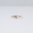14K YG Lab Diamond Emerald-Pear Cut Engagement Ring / 2.64gr / Sz 7 / 1Ct Lab Dia / H / VS