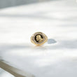 10K YG Diamond Jesus Face Rustic Rings / 9.13gr / Sz 8 / 0.53Wt Dia