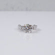 14K WG Lab Diamond Round Brilliant With Certificate Engagement Ring / 4.40gr / Sz 7 / 5.85 CTTW Lab VS / E-F
