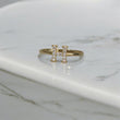 14K YG Letter H Ring / 1.29 / Sz 6 3/4