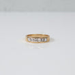 14K Yellow Gold Diamond Luxury Engagement Ring Ct Dia  / 4.5gr / Size 9