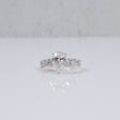 14K WG Lab Diamond Pear Cut Brilliant With Certificate Engagement Ring / 3.1gr / Sz 7 / 2.75 CTTW Lab VS / E-F