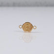 18K YG Letter O Mate Ironwork / 0.41gr / 1.5in /