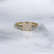 14K YG Letter M  Ring / 1.52gr / Sz 7.5