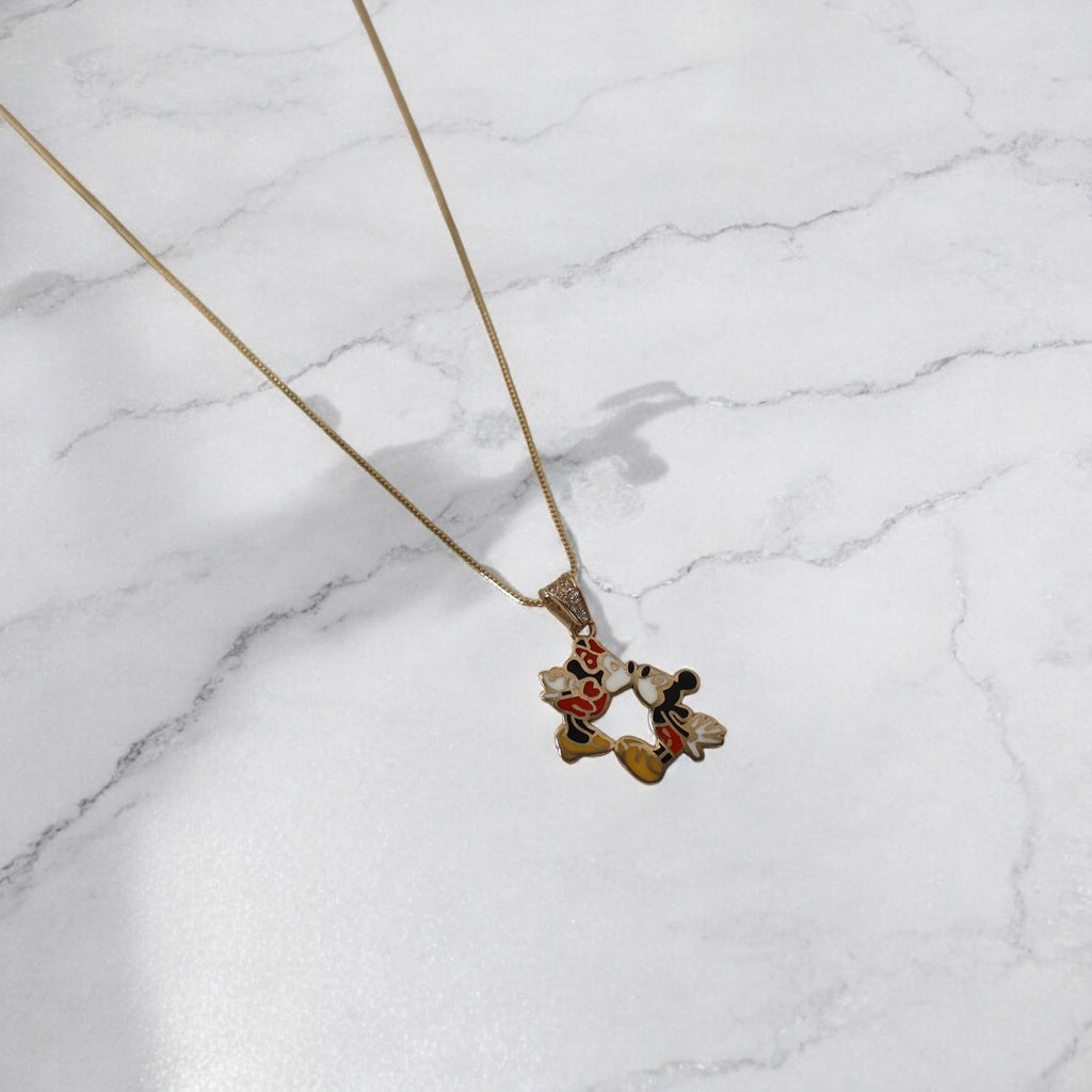 14K-10K Mouses / Franco Chain Set Jewelry / 3.6gr / 0.63mm / 20in