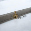 14K YG Diamond Cut Clover Pendant / 1.88gr / 11mm