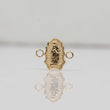 18K YG Virgin Of Guadalupe Ironwork / 0.6gr / 0.5in /
