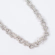 10K WG Diamond Infinite - Baguette Cash Chain / 168gr / 10mm / 22in / D-23.82Ct