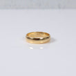 14K YG Band Engagement Ring / 4.77gr / Sz 9 / 5mm /