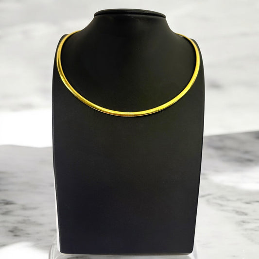 14K Yellow Gold Omega Chain / 23gr / 4.1mm