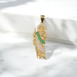 14K YG Saint Judas Pendant / 5.5gr / 2in /