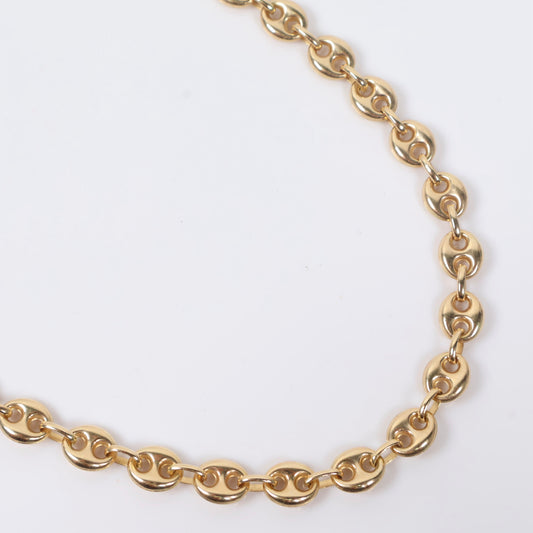 14K YG Gc Link Chain / 17.2gr / 7.3mm / 19in /
