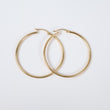14K YG Fashion Hoop Earrings / 3 gr /  /