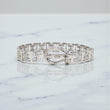 14K WG Diamond Luxury With Strap Style Bracelet / 20.3gr / 9mm / 7in / D1.53Ct