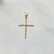 18K YG Cross Pendant / 1.06gr / 1.4in /
