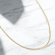 14K Yellow Gold Military Balls Chain / 6.5gr / 1.9mm / 20in