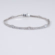 14K WG Lab Diamond Tennis Bracelet / 6.1gr / 2.1mm / 7in / 3.64Ct Lab VS / F