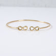 10K Yellow Gold Infinity Bracelet / 3gr / 1.5mm / Sz 16