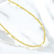 14K YG FigaroRope link Chain / 5.72gr / 4mm  / 21in /