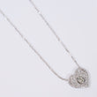 14K WG Diamond Heart Set Jewelry / 2.05gr / 1mm / 18in / 0.50Ct / VS2-SI / G-H