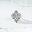 10K WG Diamond Baguette Cross Rings / 10.2gr / Sz 10 / D-2.28Ct