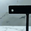 14K White Gold Diamond Luxury Stud Earrings 0.21Ct / 0.5gr