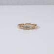 14K YG Diamond Band Engagement Ring / 2.13gr / Sz 10 / Ct Dia
