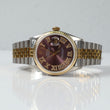 Rolex Datejust Purple Face Dia Dial Roman Numbers - Ref 16013 Watch / 36mm /