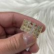 14K Yellow Gold Diamond Cross Ring 1.43Ct Dia / 8.8gr / Size 10