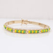14K YG Orula Bracelet / 19.8gr / 5mm / 8in /