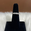 14K White Gold Luxury Engagement Ring Ct Dia / 3gr / Size 5.5
