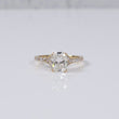 14K YG Lab Diamond Cushion Brilliant With Certificate Engagement Ring / 1.93gr / Sz 7 / 1.90 CTTW Lab VS / E-F