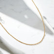 18K YG Rope Chain / 1.1gr / 1.2mm / 24in /