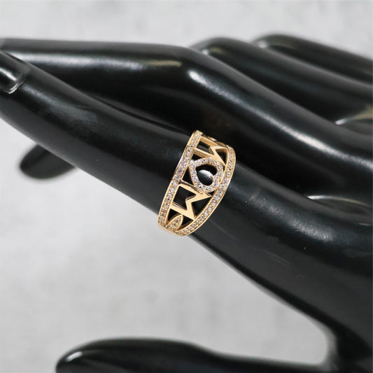 14K YG Mom Ring / 2.45gr / Sz 7