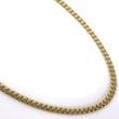10K YG Micro Cuban Links Chain / 10.3gr / 3mm / 16in /