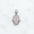 14K WG Diamond Hamsa-Hand Pendant / 4.91gr / 1.2in / D-0.9Ct