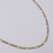14K YG Figaro Link Chain / 7.8gr / 3.5mm / 20in /