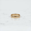 14K YG Band Engagement Ring / 6.5gr / Sz 12 / 5mm /
