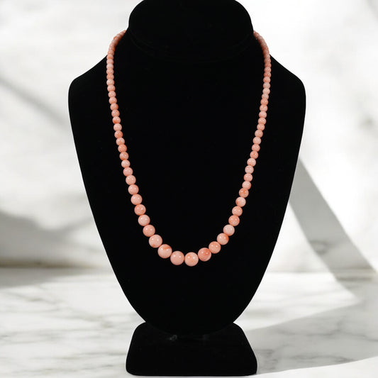 14K Yellow Gold Coral Chain / 22.2gr / 8.8mm / 20in