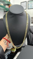 14K Yellow Gold American Cuban Link Chain / 63.8Gr / 24inc