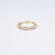 14K YG Diamond Band Engagement Ring / 3gr / Sz 10 1/4 / 0.50Ct Dia