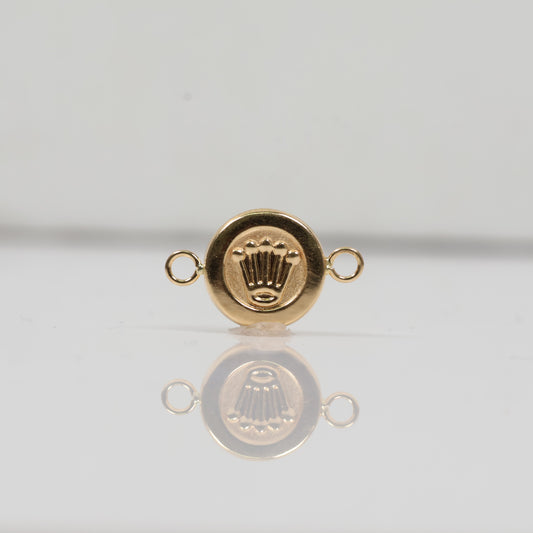 18K YG Rx Type Ironwork / 0.5gr / 0.4in /